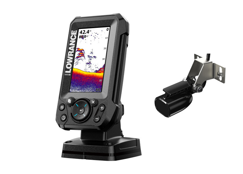 Lowrance Eagle 4x Fish Finder with Bullet Skimmer Transducer | Mack's ...